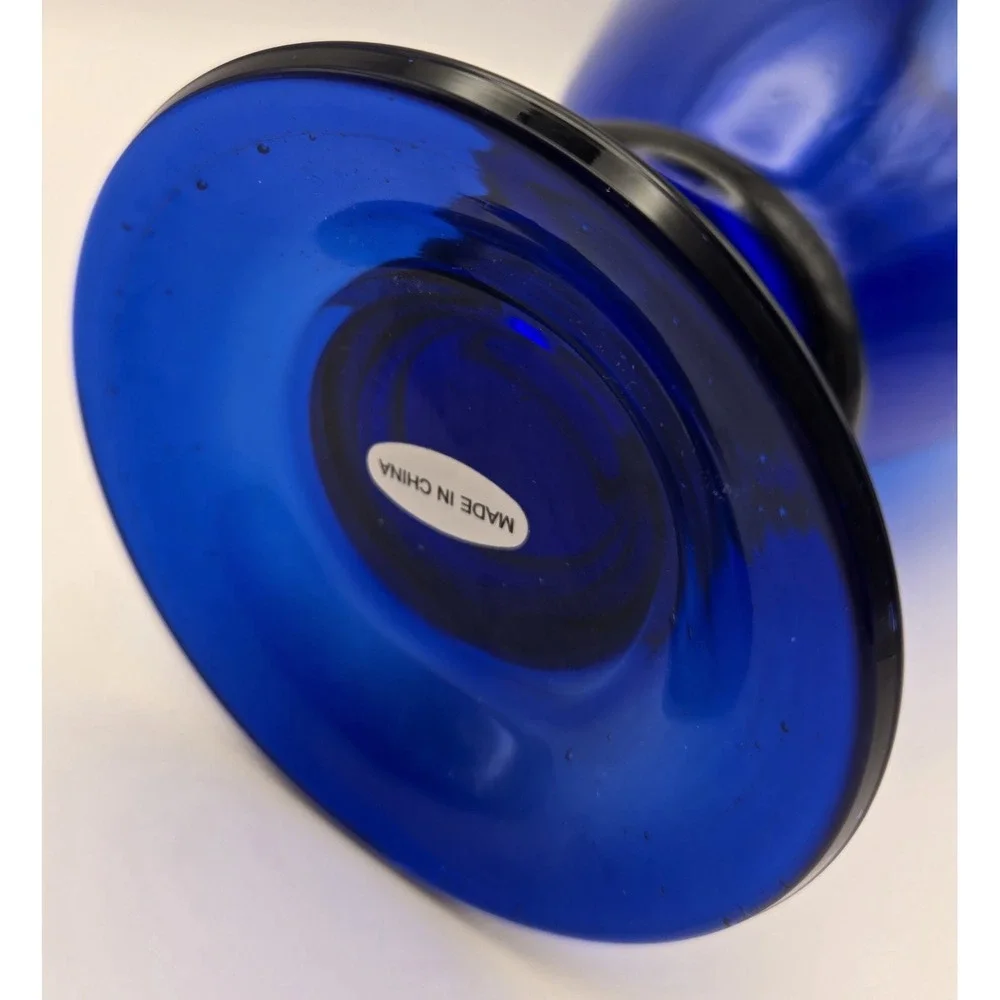 Vintage Vase Colbalt Blue 11.5